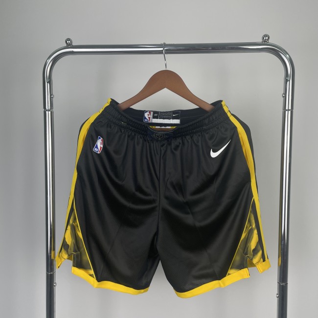 Golden State  Black Basketball Shorts City Edition 23seasom