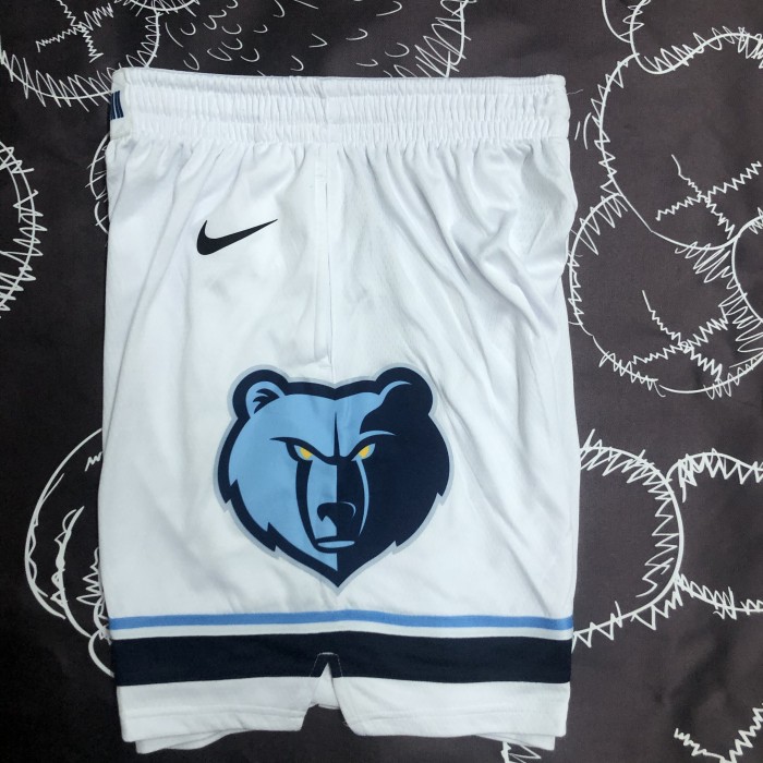 Memphis Grizzlies Swingman Shorts  White 20/21  Icon Edition