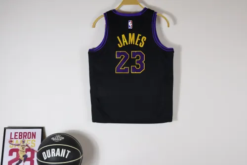 Los Angeles Lakers Kids Jersey City Edition 23/24 NO.23 JAMES