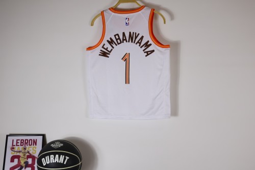 San Antonio Spurs Kids Jersey City Edition 23/24 NO.15 CARTER