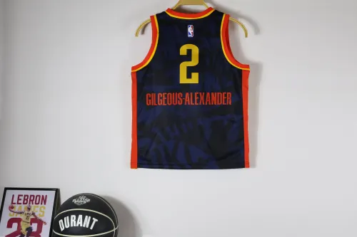 Oklahoma City Thunder Kids Jersey city edition  2024 NO.2 GILGEOUS-ALEXANDER