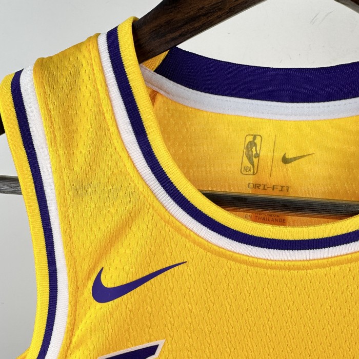 Los Angeles Lakers Kids Jersey Yellow Icon Edition 22/23