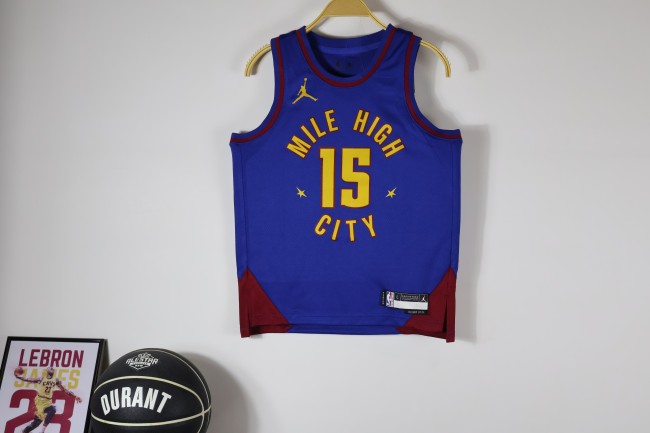 Denver Nuggets Kids Jersey Statement Edition 20/21 NO.15 JOKIC