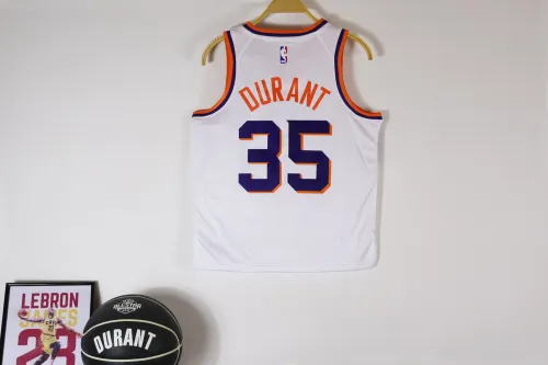 Phoenix Suns KIds Jersey White Association Edition  23/24 NO.35 DURANT