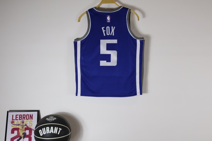 Sacramento Kings Kids Jersey City Edition2024 NO.5 FOX