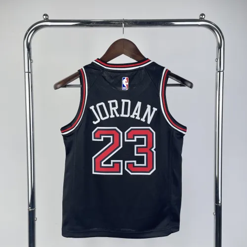 Chicago Bulls KIds Jersey Black NO.23 JOROAN
