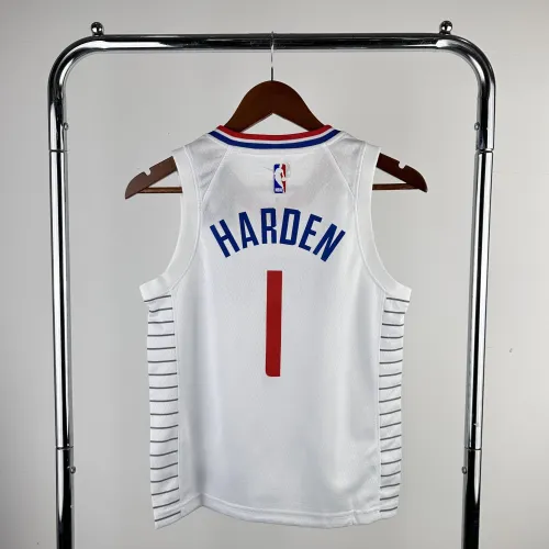 Los Angeles Clippers  Kids Jerjey  Icon Edition White 23/24 NO.1 Dončić