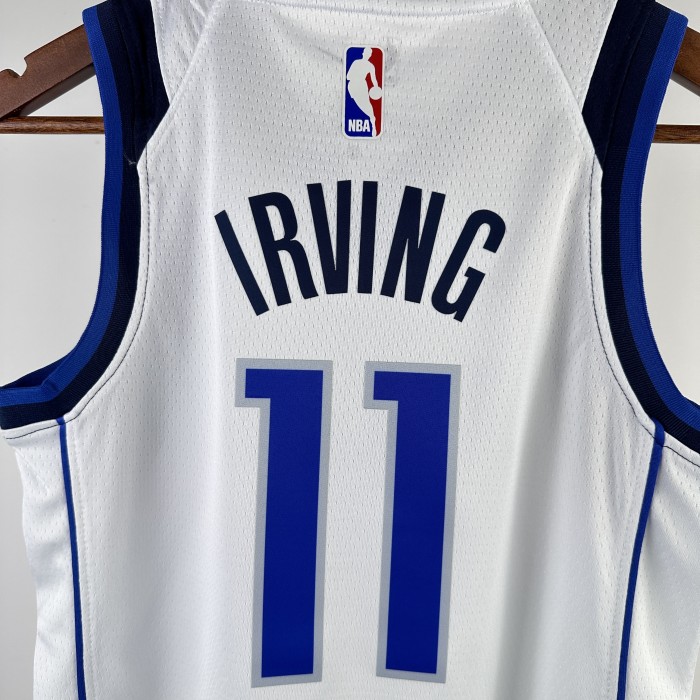 Dallas Mavericks Kids Jersey White City Edition 22/23 No.11 IRVING