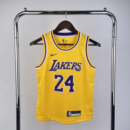 Los Angeles Lakers Kids Jersey Yellow Icon Edition 22/23 NO.24 BRYANT