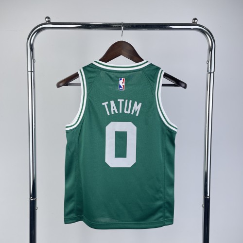 Boston Celtics KIds Jersey White Icon Edition NO.0 TATUM