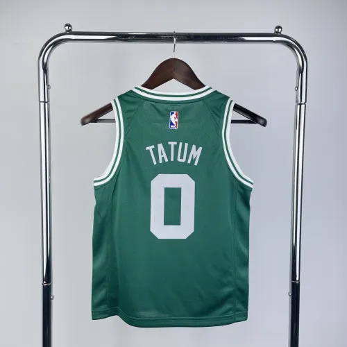 Boston Celtics KIds Jersey White Icon Edition NO.0 TATUM