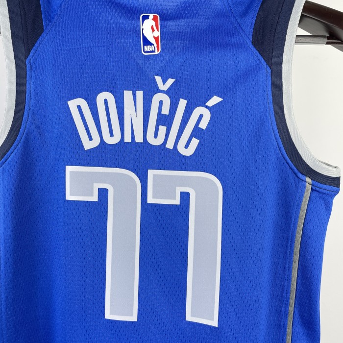 Dallas Mavericks Kids Jersey Blue City Edition 22/23 No.77 Dončić