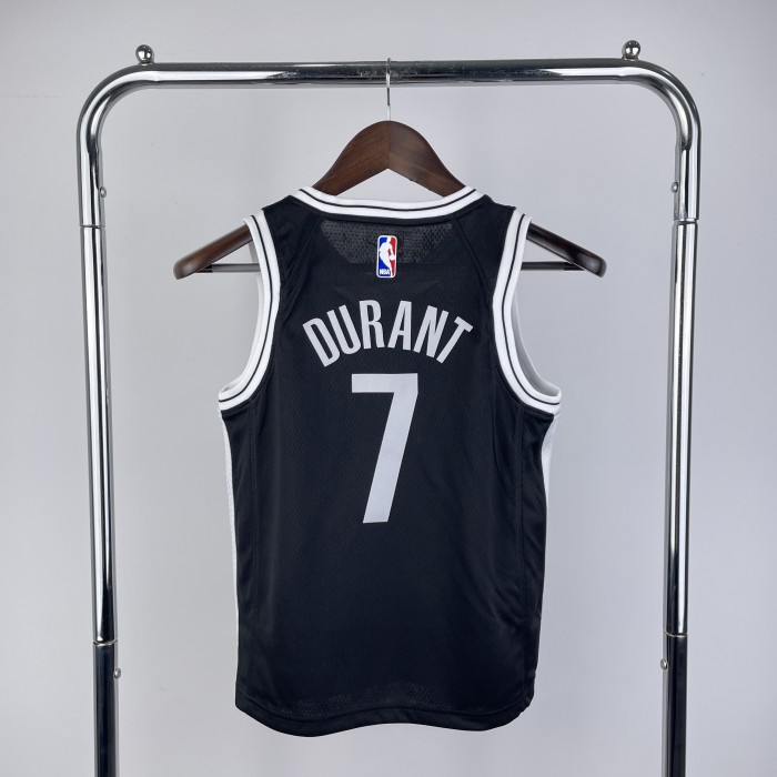 Brooklyn Nets Kids Jersey Black Icon Edition No.7 IRVING