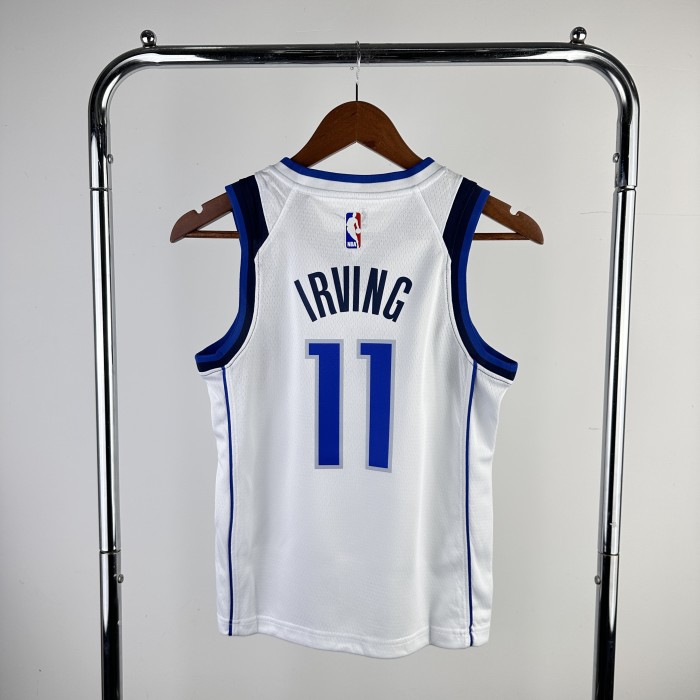 Dallas Mavericks Kids Jersey White City Edition 22/23 No.11 IRVING