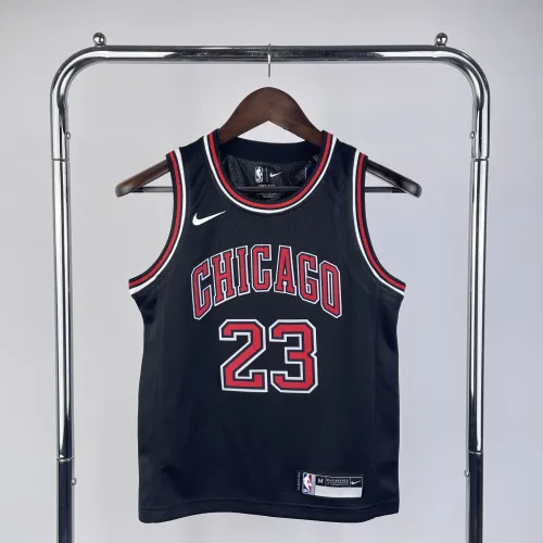 Chicago Bulls KIds Jersey Black NO.23 JOROAN