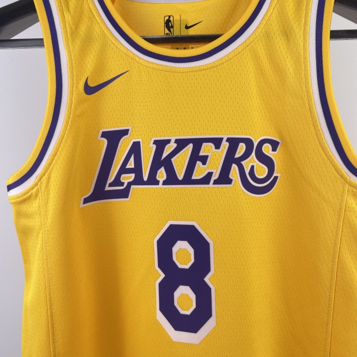 Los Angeles Lakers Kids Jersey Yellow Icon Edition 22/23 NO.8 BRYANT