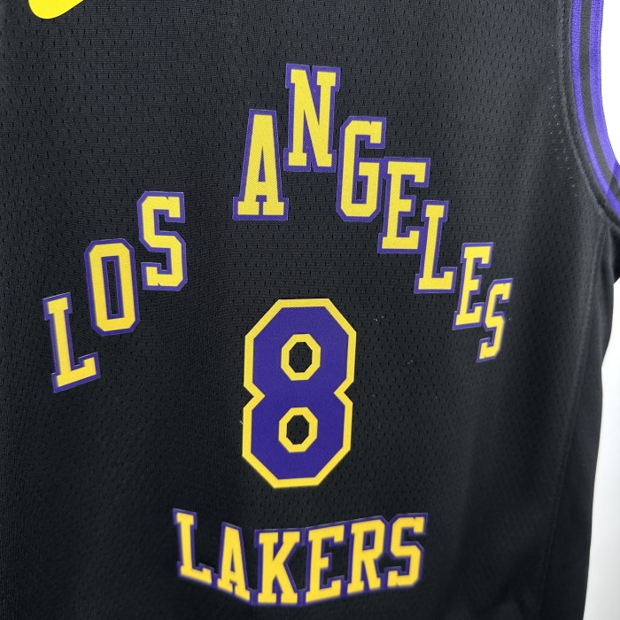 Los Angeles Lakers Kids Jersey City Edition 2023 No. 8 BRYANT
