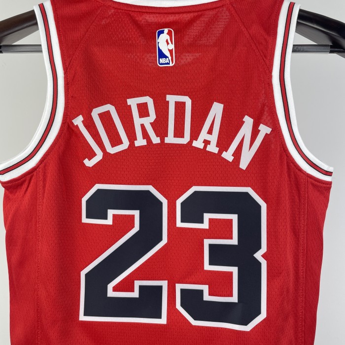 Chicago Bulls KIds Jersey Red NO.23 JORDAN