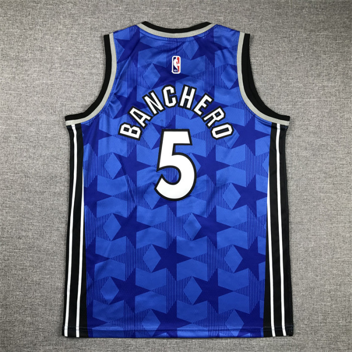 Orlando Magic Kids Jersey Blue Classic Edition 23/24 NO.5 BANCHERO