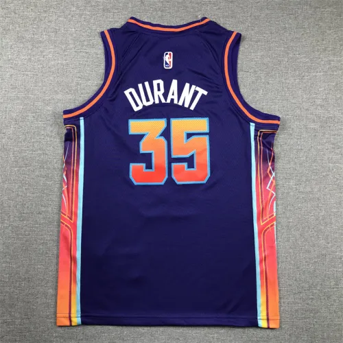 Phoenix Suns Kids Jersey Purple City Edition 23/24 NO.35 DURANT
