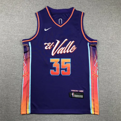 Phoenix Suns Kids Jersey Purple City Edition 23/24 NO.35 DURANT