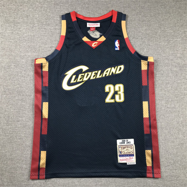 Cleveland Cavaliers Kids Jersey Black Classics Edition 2007 NO.23 JAMES