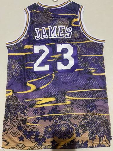 Los Angeles Lakers  KIds Jersey printing 23/24 JAMES NO.23 JAMES