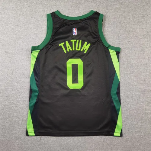 Boston Celtics KIds Jersey Black City Edition24/25 NO.0 TATUM