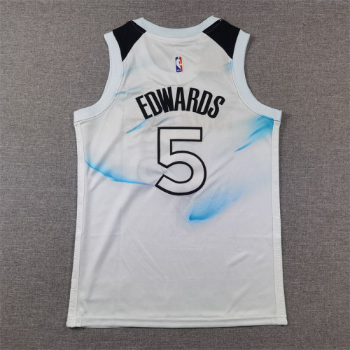 Minnesota Timberwolves Kids Jersey City Edition  24/25 NO.5 EDWARDS