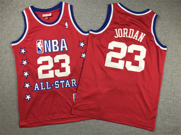 All-Star Kids Jersey Red 1988 NO.23 JORDAN
