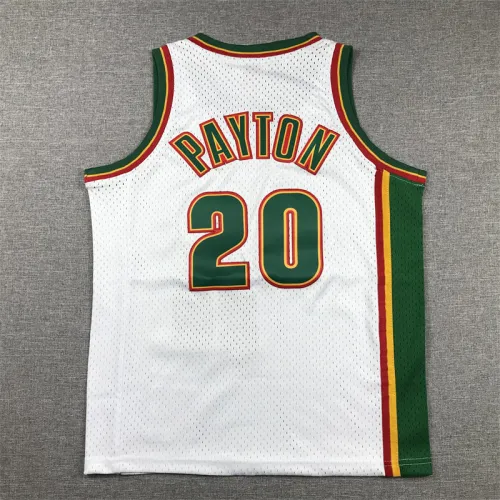 Seattle SuperSonics Kids Jersey White Classics Edition 95/96 NO.20 PAYTON