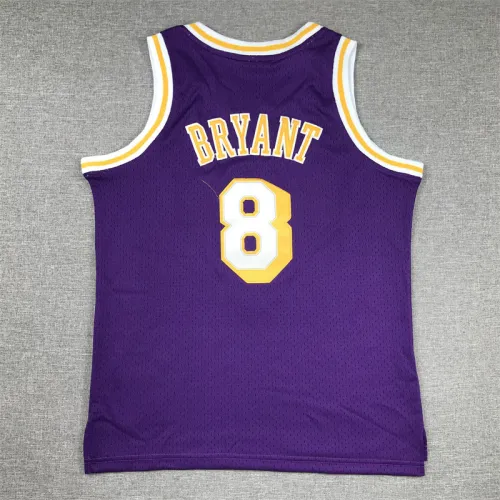 Los Angeles Lakers Kids Jersey Yellow Classics gold label NO.8 BRYANT