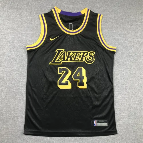 Los Angeles Lakers Kids Jersey Snake pattern black lcon No.24 BRYANT
