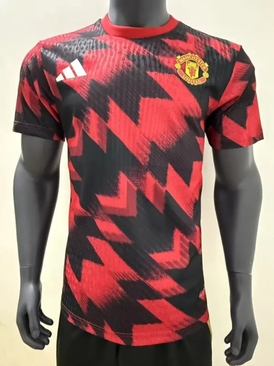 Manchester United Men Red-Black Training Player Jersey 25/26