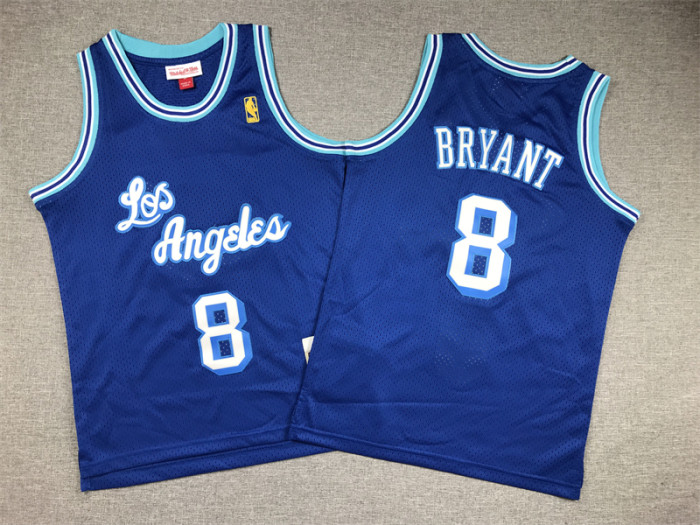 Los Angeles Lakers Kids Jersey Blue Classics 96/97 NO.8 BRYANT
