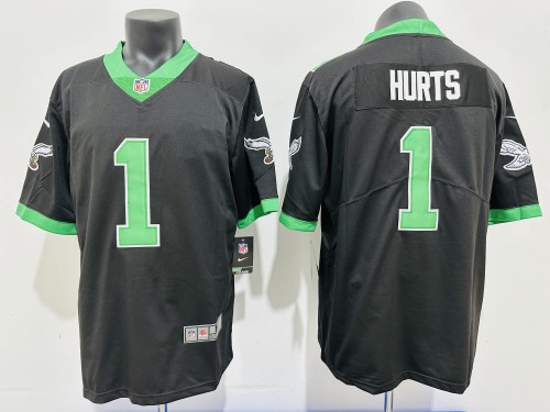Philadelphia Eagles Jersey Retro Edition Black 2023 NO.1 HARDEN
