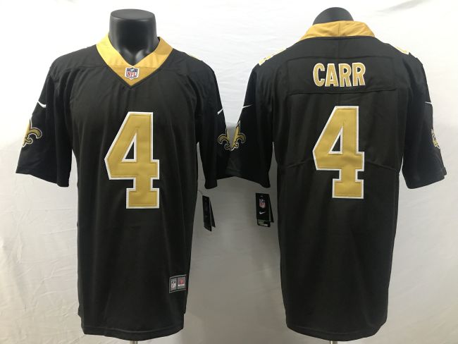 New Orleans Saints Jersey Black NO.4 CARR