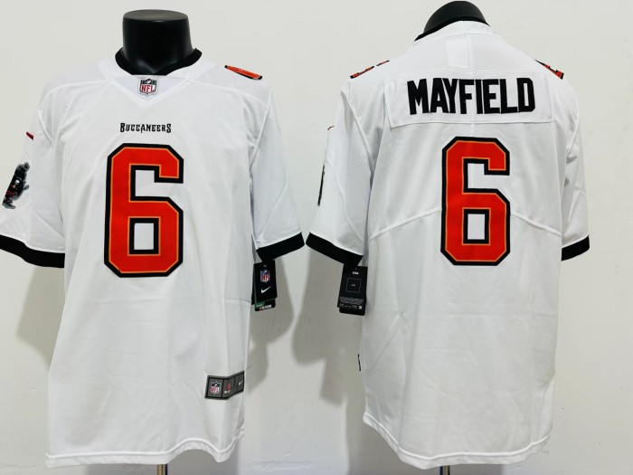 Tampa Bay Buccaneers Alternate Game Jersey White NO.6 MAYFIELD