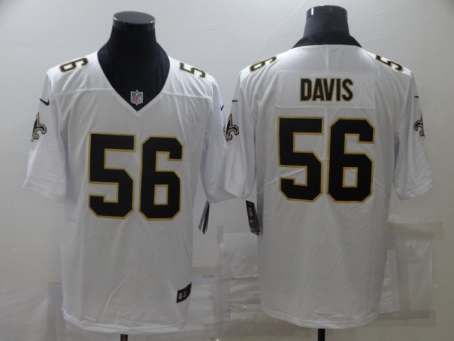 New Orleans Saints Jersey White NO.56 DAVIS