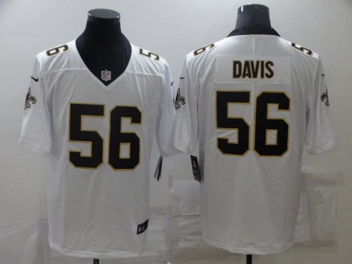 New Orleans Saints Jersey White NO.56 DAVIS