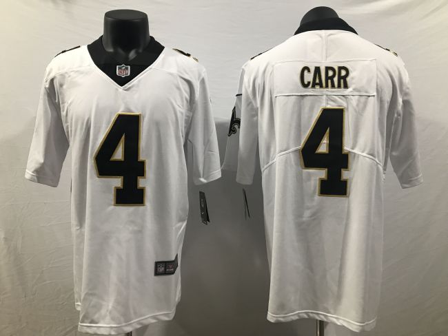 New Orleans Saints Jersey White NO.4 CAR