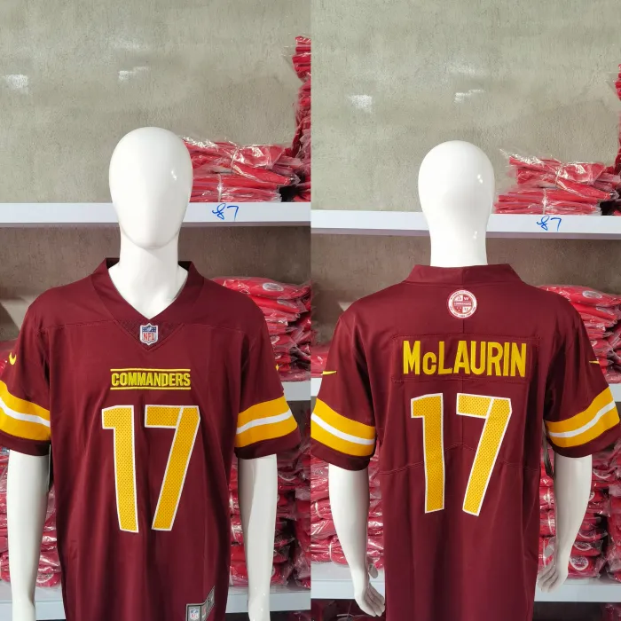 Washington Commanders Jersey Red NO.17 McLAURIN