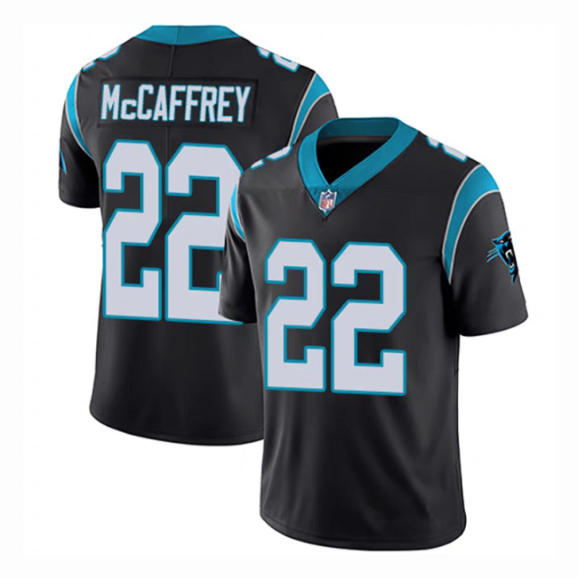 Carolina Panthers Jersey Black NO.22 McCAFFREY