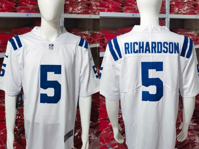 Indianapolis Colts Alternate Jersey White NO.5 RICHARDSON