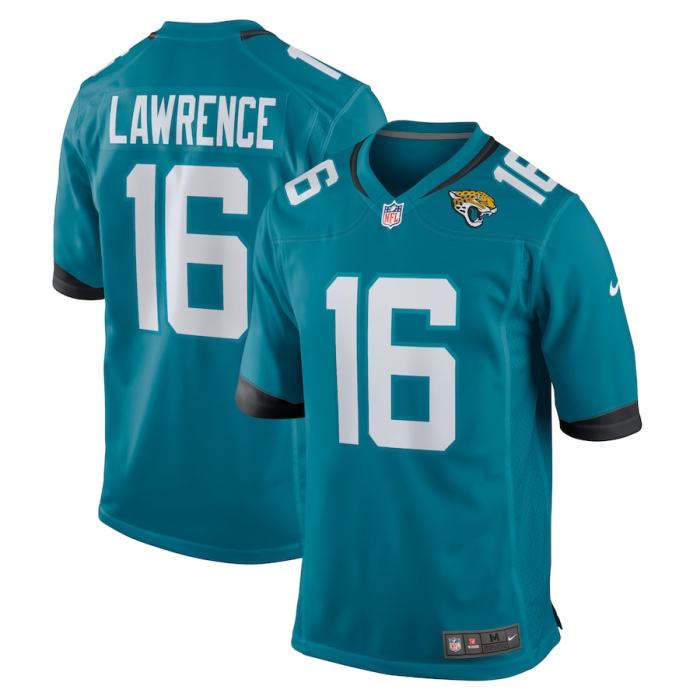 Jacksonville Jaguars Jersey light blue NO.16 LAWRENCE