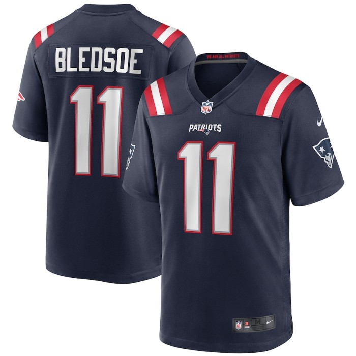 England Patriots Jersey Blue NO.11 BLEDSOE