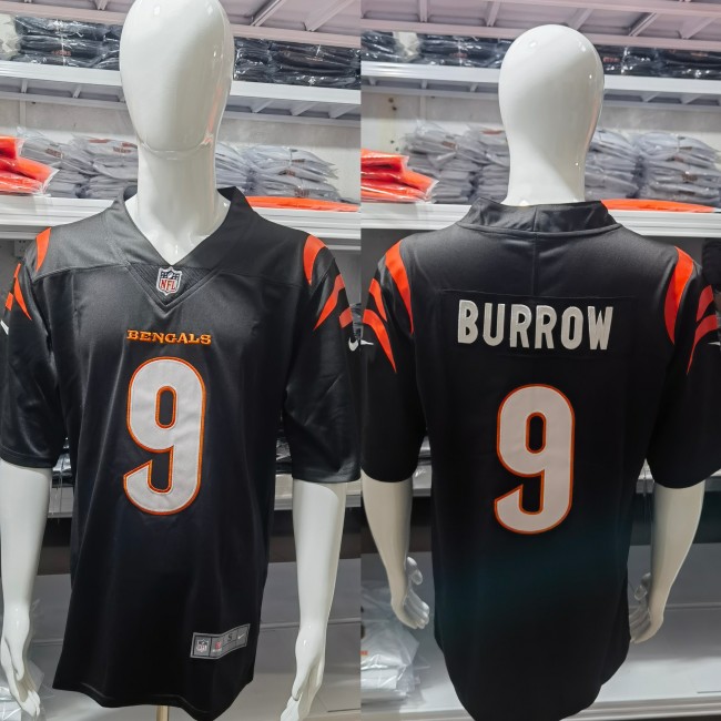 Cincinnati Bengals Jersey Black NO.9 BURROW