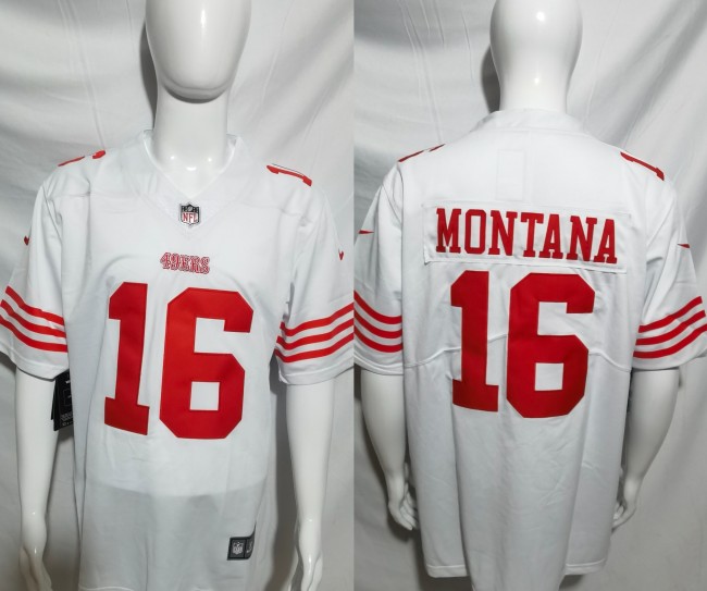 San Francisco 49ers Jersey Limited Editio White NO.16 MONTANA
