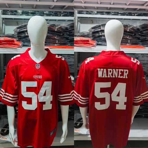 San Francisco 49ers Jersey Limited Editio Red NO.54 WARNER