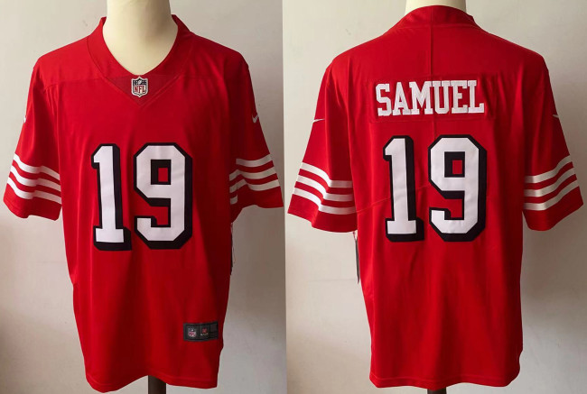 San Francisco 49ers Jersey Limited Editio Red Retro NO.19 SAMUEL